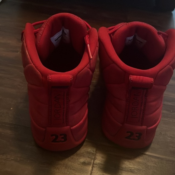 Men’s Air Jordan 12 Retro Gym Red Preowned Sz 8 - Picture 3 of 10